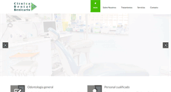 Desktop Screenshot of clinicadentalbenicarlo.com