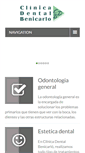 Mobile Screenshot of clinicadentalbenicarlo.com