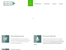 Tablet Screenshot of clinicadentalbenicarlo.com